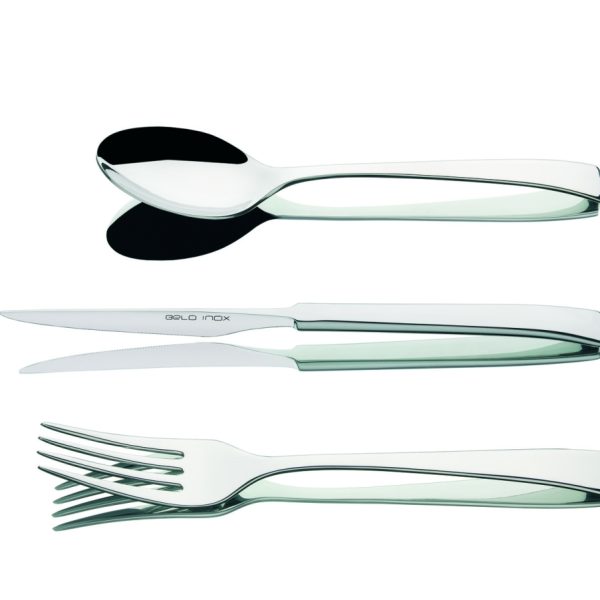 BELO INOX FAQUEIRO 130 PEÇAS ÁRTICO EM ESTOJO MADEIRA