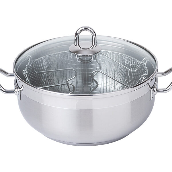 SILAMPOS FRITADEIRA C/ASAS E C/CESTO NAUTILUS 24 CM