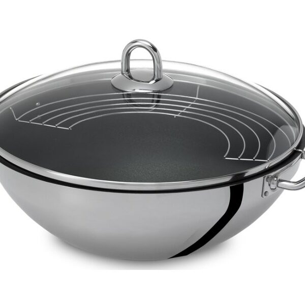 SILAMPOS WOK C/ASAS E GRELHA NAUTILUS 28 CM